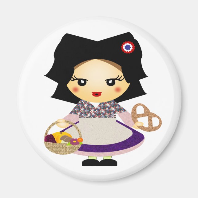 Imã Petite fille alsacienne (Frente)