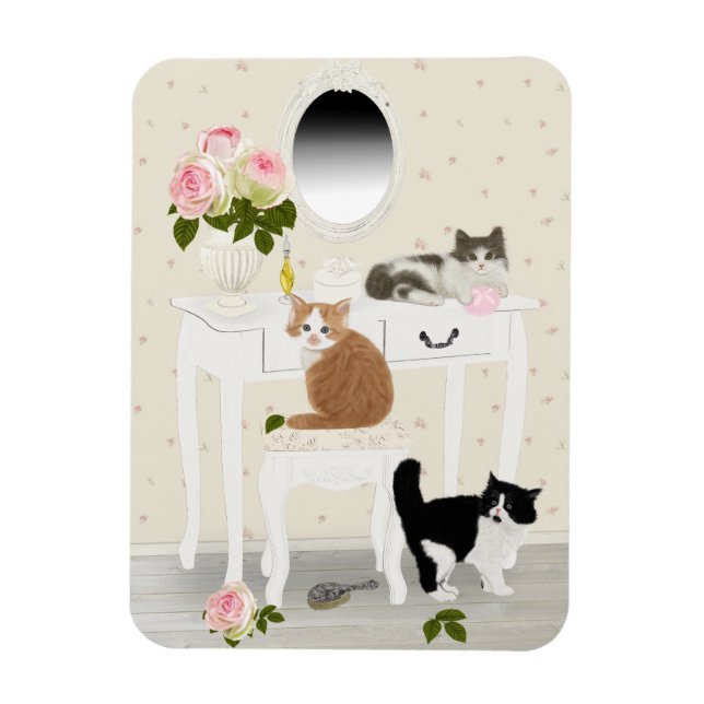 Ímã PetitRose "Kittens Beauty Salon", Magnet (Vertical)