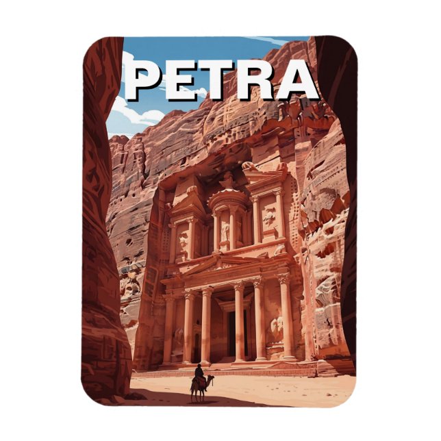 Ímã Petra Jordan Viagem (Vertical)
