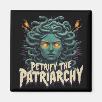 Imã Petrificar o Patriarcado Medusa Empoderamento