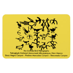 Ímã Petrogliceróis de Aves do Rio Grande