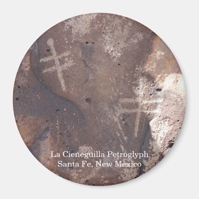 Imã Petróglifo La Cieneguilla Santa Fé (Frente)