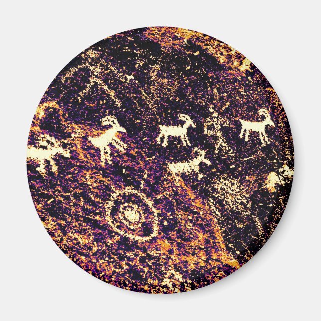 IMÃ PETROGLIPHS NEVADA DESERTA O SUDESESTE AMERICANO (Frente)