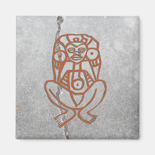 Imã Petroglyph porto-riquenho da deusa - personalizado
