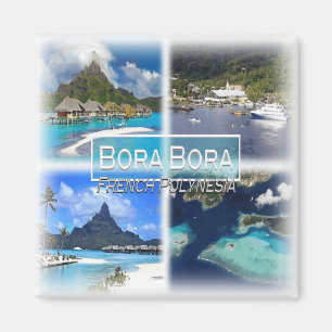 Imã PF0024 Oceânia, Polinésia Francesa, geladeira Bora