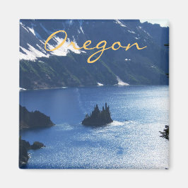 Imã Phantom Ship Crater Lake Oregon Magnet