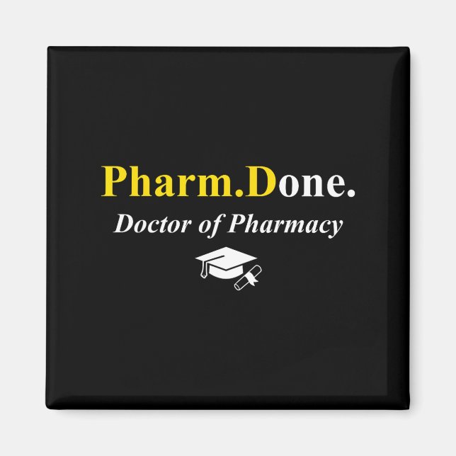 Imã Pharm.done. feito doutor em farmácia pharmd (Frente)