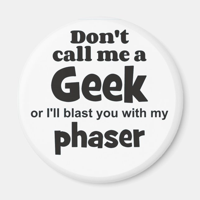 Imã phaser do geek bf (Frente)