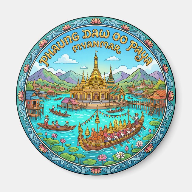 Imã Phaung Daw Oo Paya Myanmar (Frente)