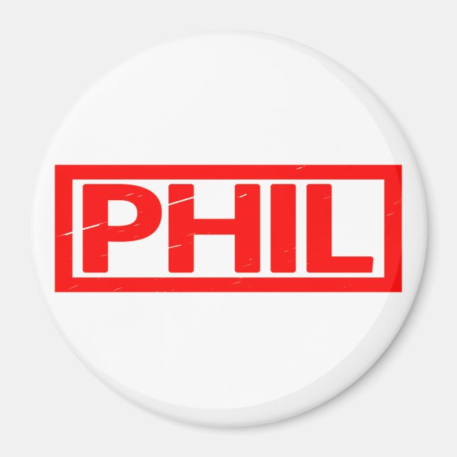 Imã Phil Stamp (Frente)