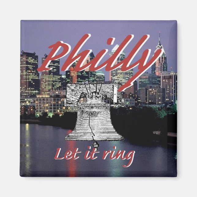 Imã Philadelphia Pennsylvania Magnet (Frente)