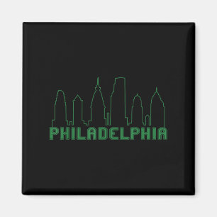 Imã Philadelphia Skyline Centro Cityscape Brotherly