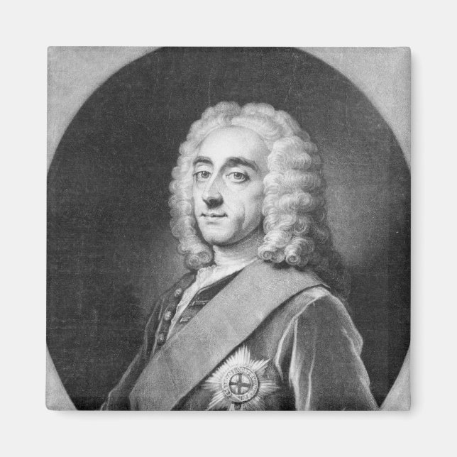 Imã Philip Dormer Stanhope, gravado por John Simon (Frente)