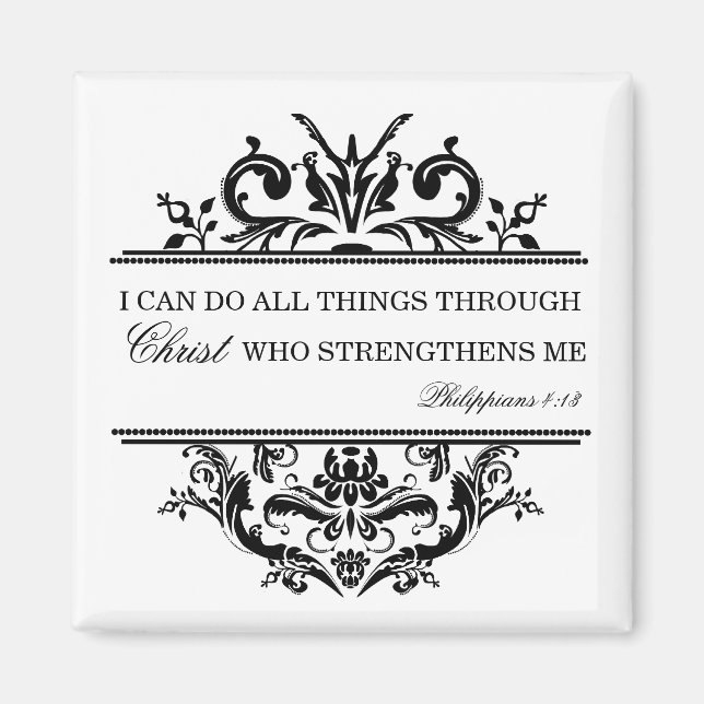 Imã Philippians 4:13 (Frente)