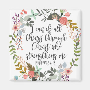 Imã Philippians 4:13 Eu posso fazer tudo