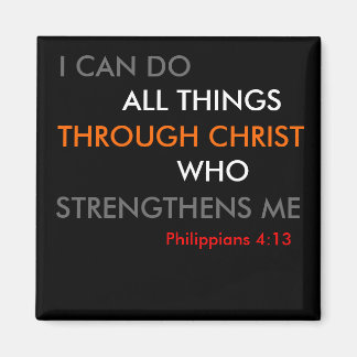 Imã Philippians 4:13 Magnet