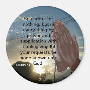 Imã Philippians 4,6 Magnet
