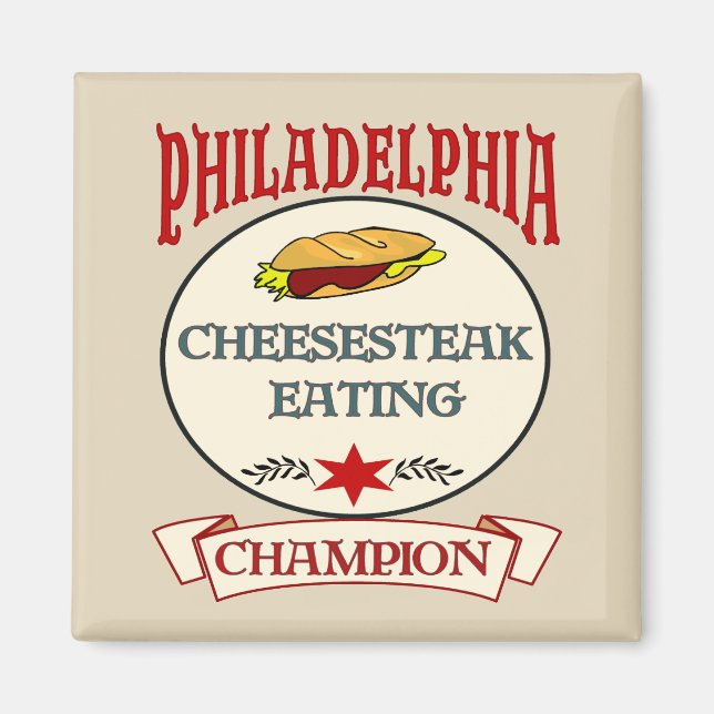 Imã Philly Cheese Steak Champ (Frente)