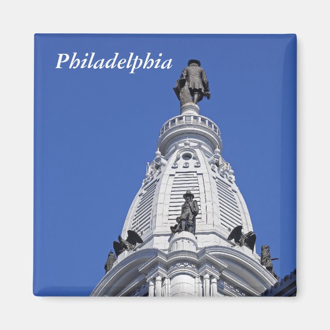 Imã Philly City Hall Magnet (Frente)