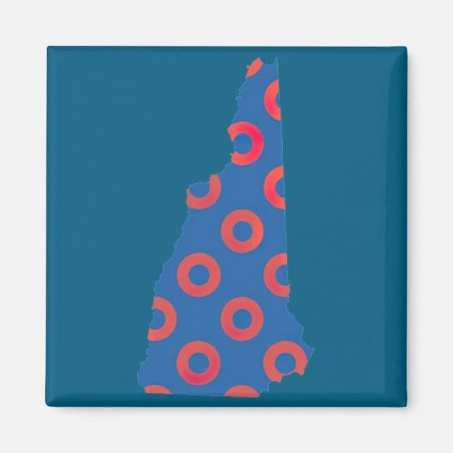 Imã Phish Fishman Donut New Hampshire Ecavator Boy Don (Frente)
