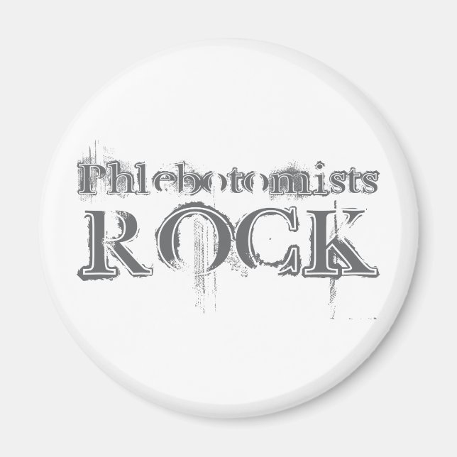 Imã Phlebotomists Rock (Frente)