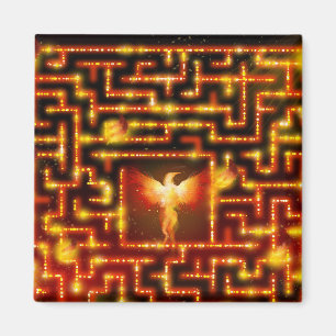 Imã Phoenix Fiery Maze Magnet