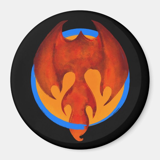 Imã Phoenix Fridge Magnet (Frente)