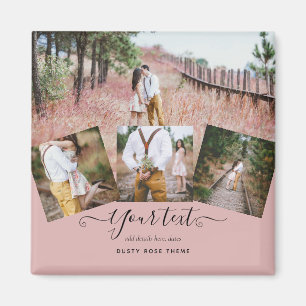 Imã PHOTO Collage Wedds Newlyweds ANNIVERSARY