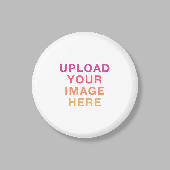 Imã Photo Logo Business Simple Template White (Criador carregado)