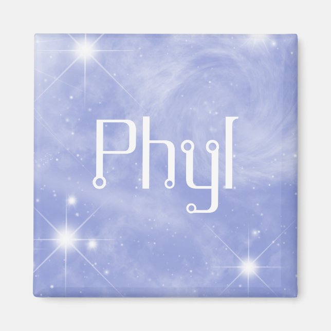 Imã Phyl Starry Magnet por 369MyName (Frente)