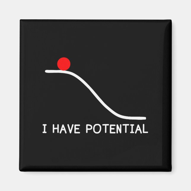 Imã Physics I Have Tential Energy Funny  (Frente)