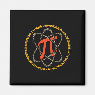 Imã Pi Atom - Presente Do Pi Day E Do Pon Math
