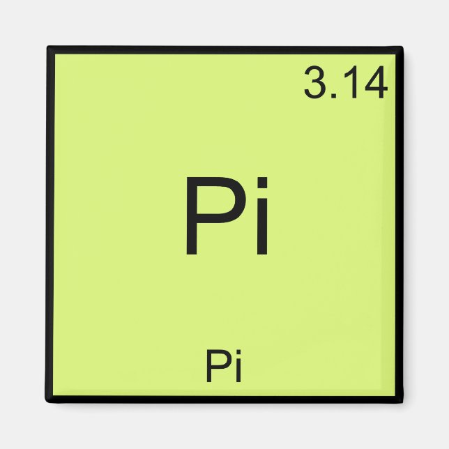 Imã Pi - Camiseta engraçada de matemática e química Pi (Frente)
