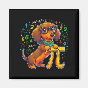 Imã Pi Dachshund Matemática Pi Matemática Pi Dia Simbó