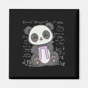 Imã Pi Day 3.14159 Algebra Matheme Anime Panda Bear