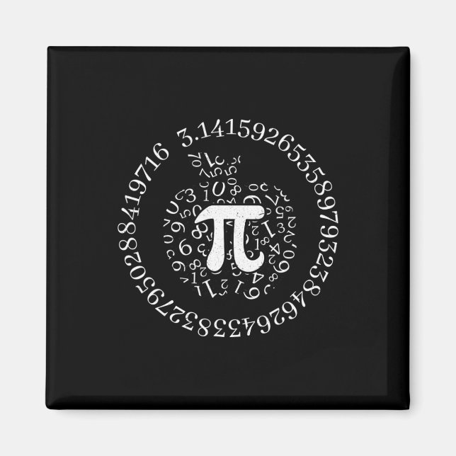 Imã Pi Day Apple Graphic Cute Engraçado Matemática Sob (Frente)