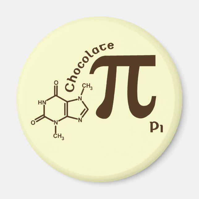 Imã Pi Day Chocolate Pi (Frente)