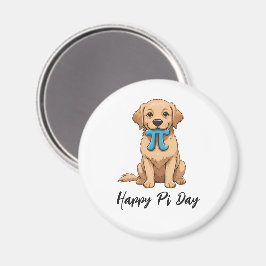 Imã Pi Day Dog Com Símbolo Pi | Feliz Dia Pi