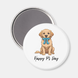 Imã Pi Day Dog Com Símbolo Pi   Feliz Dia Pi
