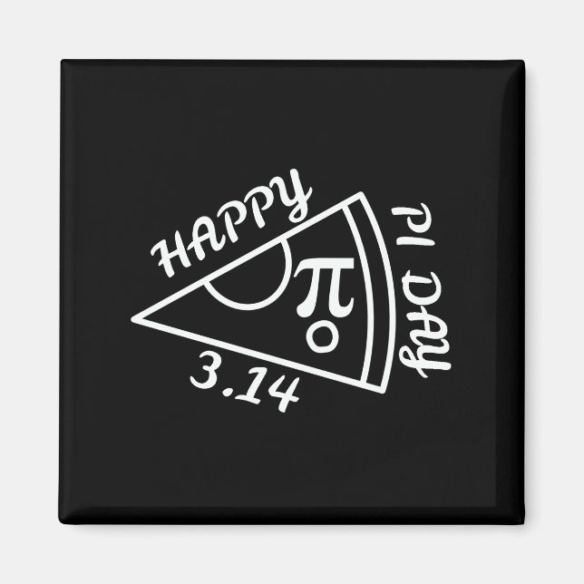 Imã Pi Day Happy Pi Day (Frente)