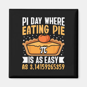Imã Pi Day Onde Comer Pizza É Tão Fácil - Math Lover 3