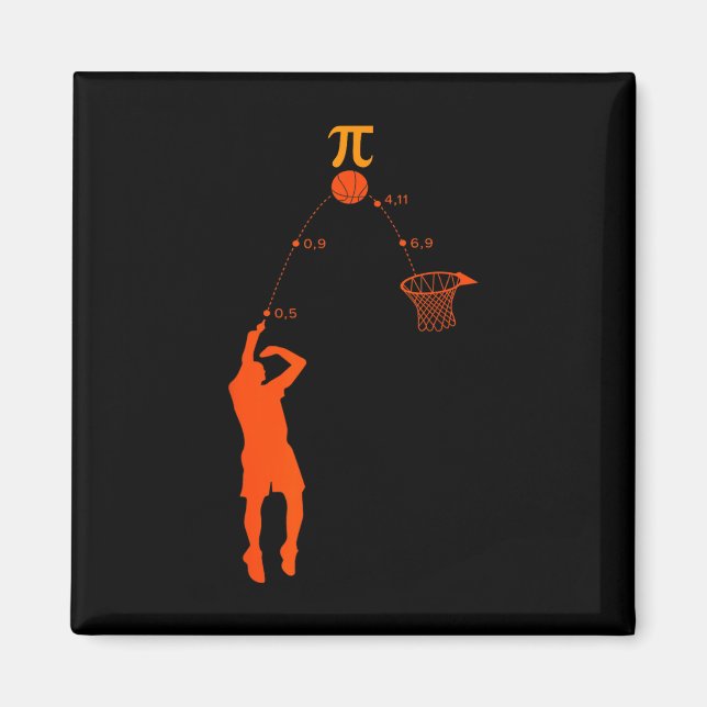 Imã Pi Funny Math Teacher Bysketll Pie Day (Frente)