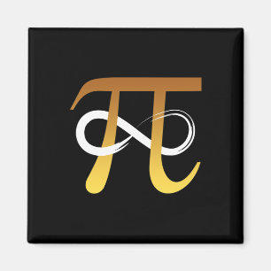 Imã Pi Número 3.14 Símbolo Infinity Símbolo Funny Math