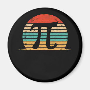 Imã Pi Retro Vintage - Pi Dia 2022 - Lover Matemático