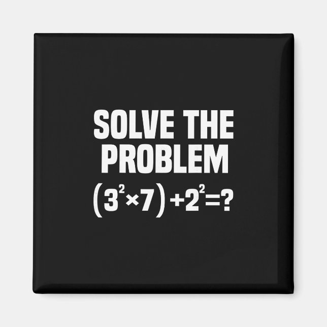 Imã Piada 67 Meme Matemática Seis Sete Professor Brain (Frente)