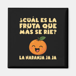 Imã Piada de Fruta Engraçada Maestra Escola Professora