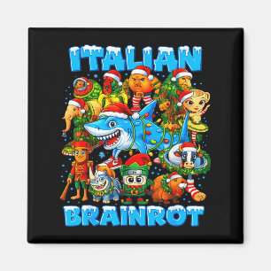 Imã Piada de Natal Rotação Cerebral Italiana Rotação C