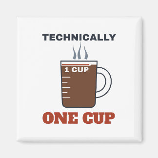 Imã Piada de Viciado em Café de Uma Xícara Tecnicament