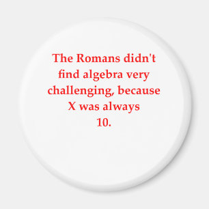 Imã piada engraçada da matemática