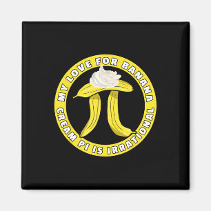 Imã Piada Engraçado Pi Day Pi - Símbolo Bynana Cream P
